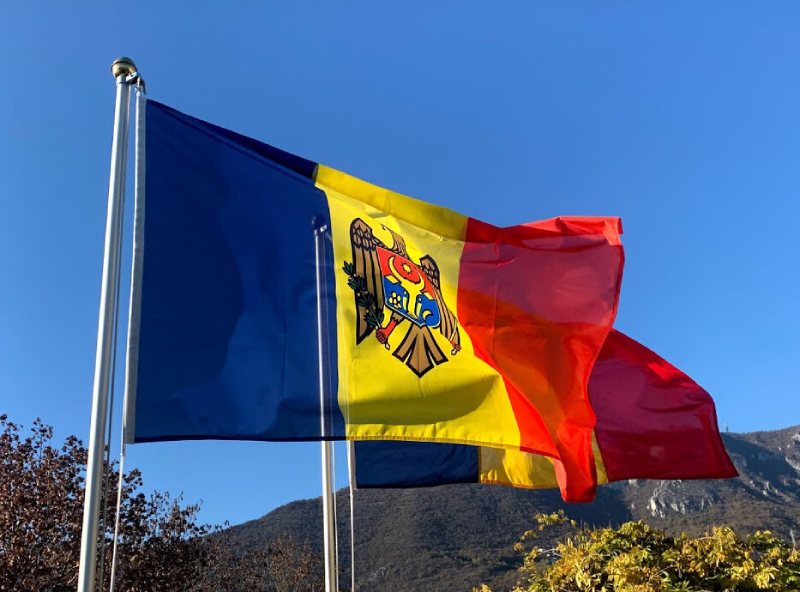 Moldova economy and flag